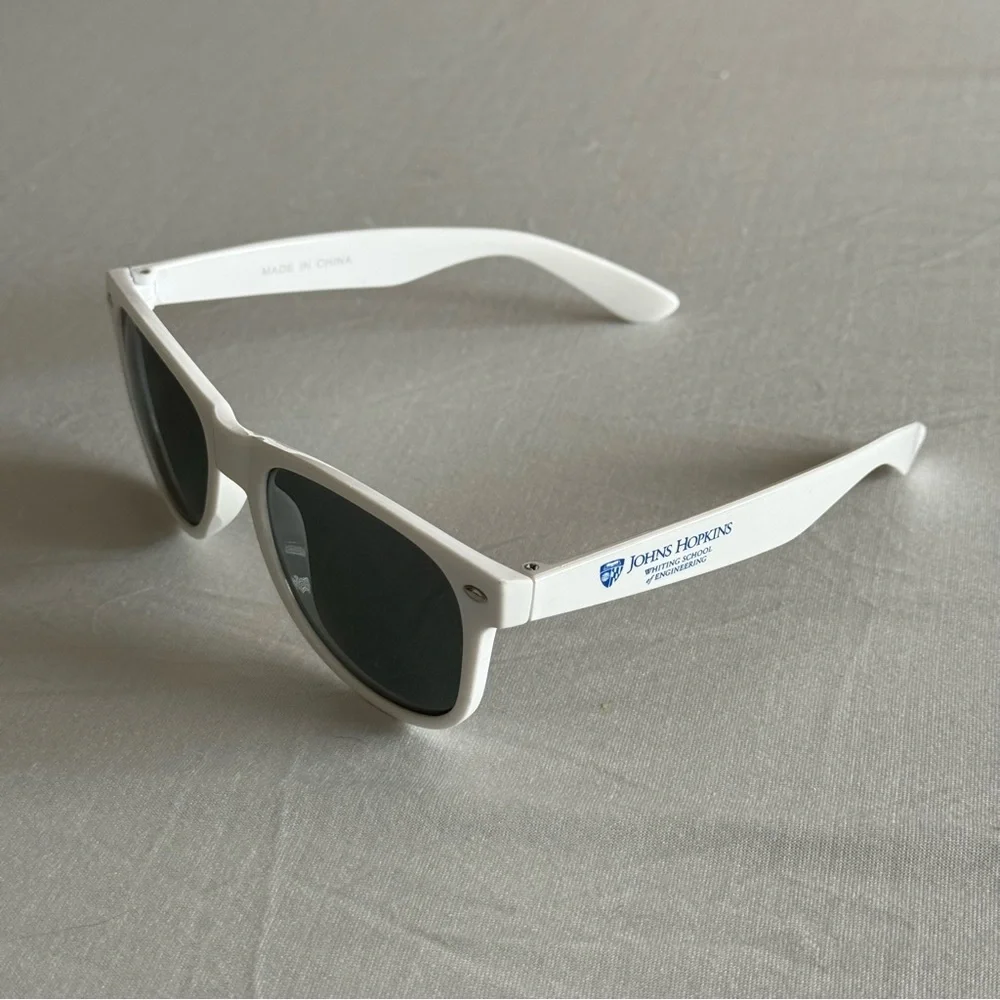 Johns Hopkins Whiting School of Engineering Sunglasses White Alumni Academia